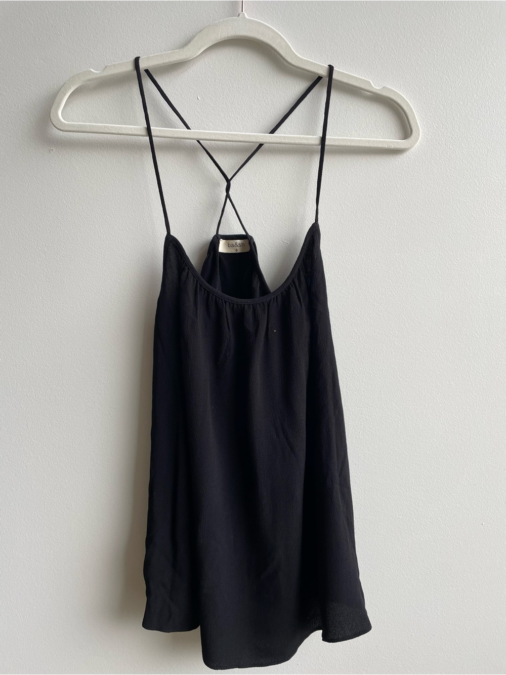 Strappy Black Women's Top